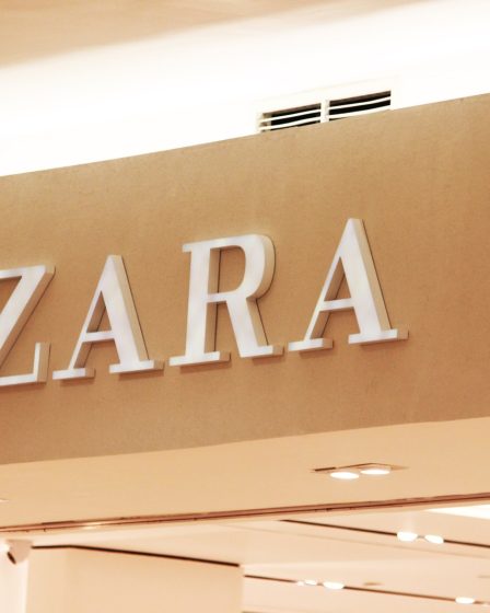 Zara signage inside building